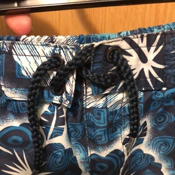 Op swim shorts size medium (8) blue Hawaiian - Picture 3 of 4